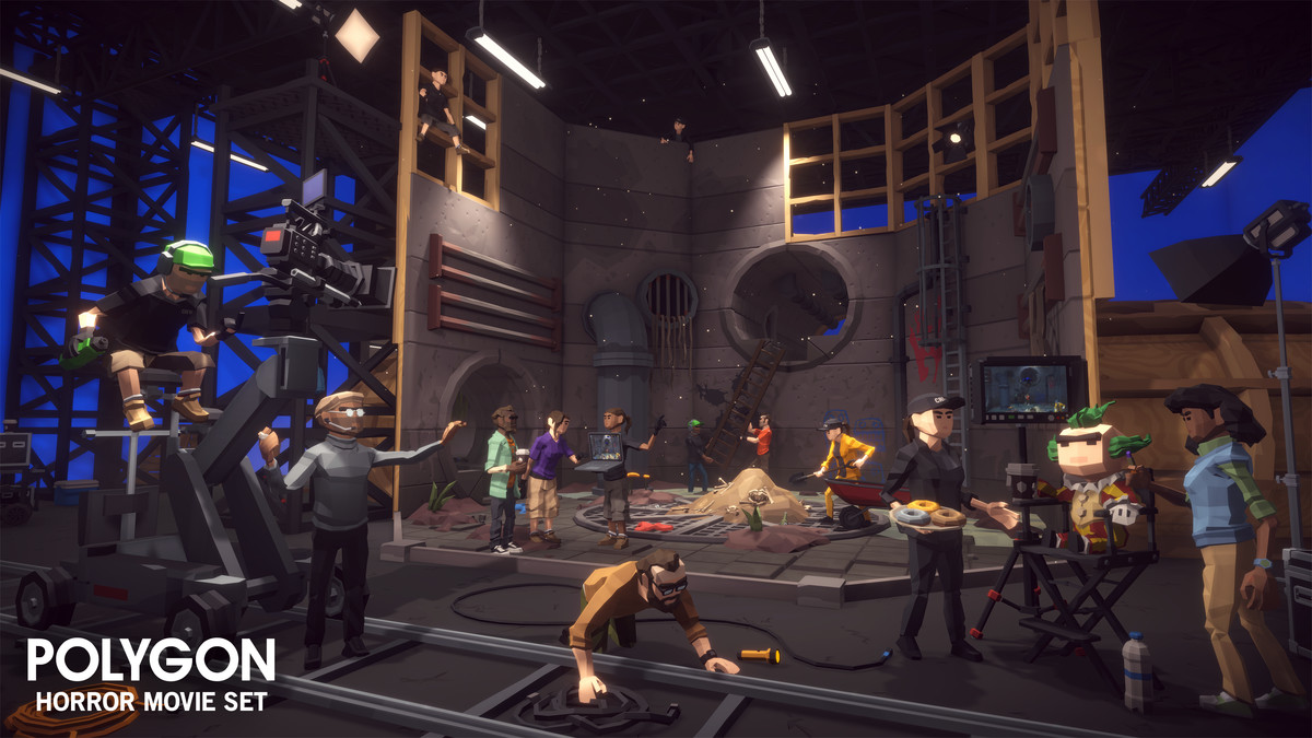 POLYGON - Horror Movie Set - Low Poly 3D Art by Synty