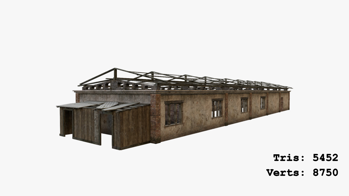 Abandoned Apocalyptic Buildings Mega Pack