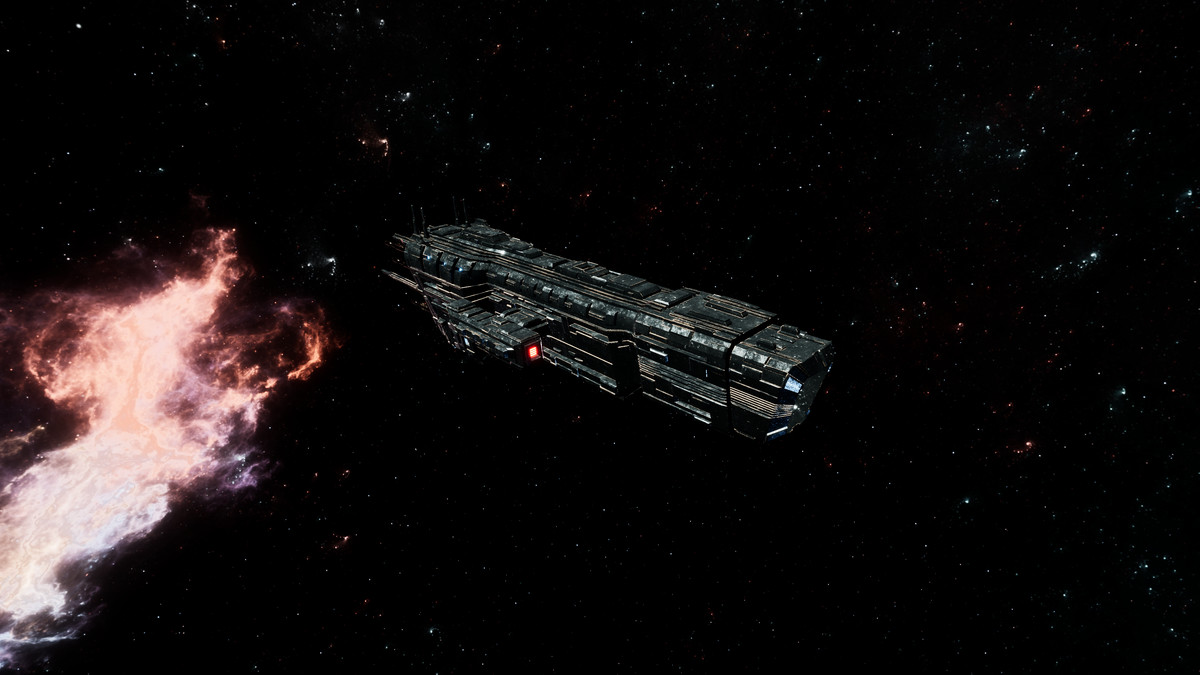 Sci-Fi Heavy Industrial Starship
