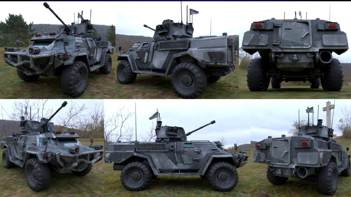 Military Armored Vehicle