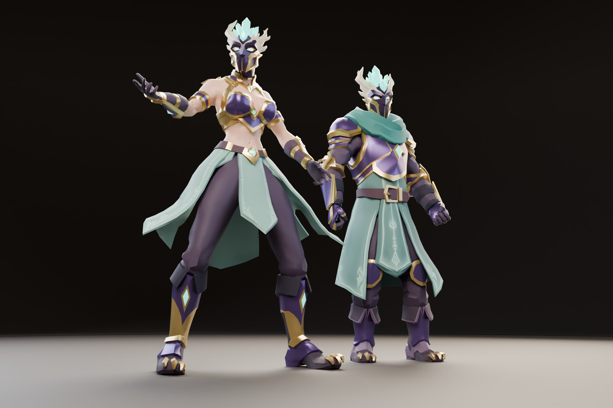 Stylized Modular Characters – Fantasy Mage Pack