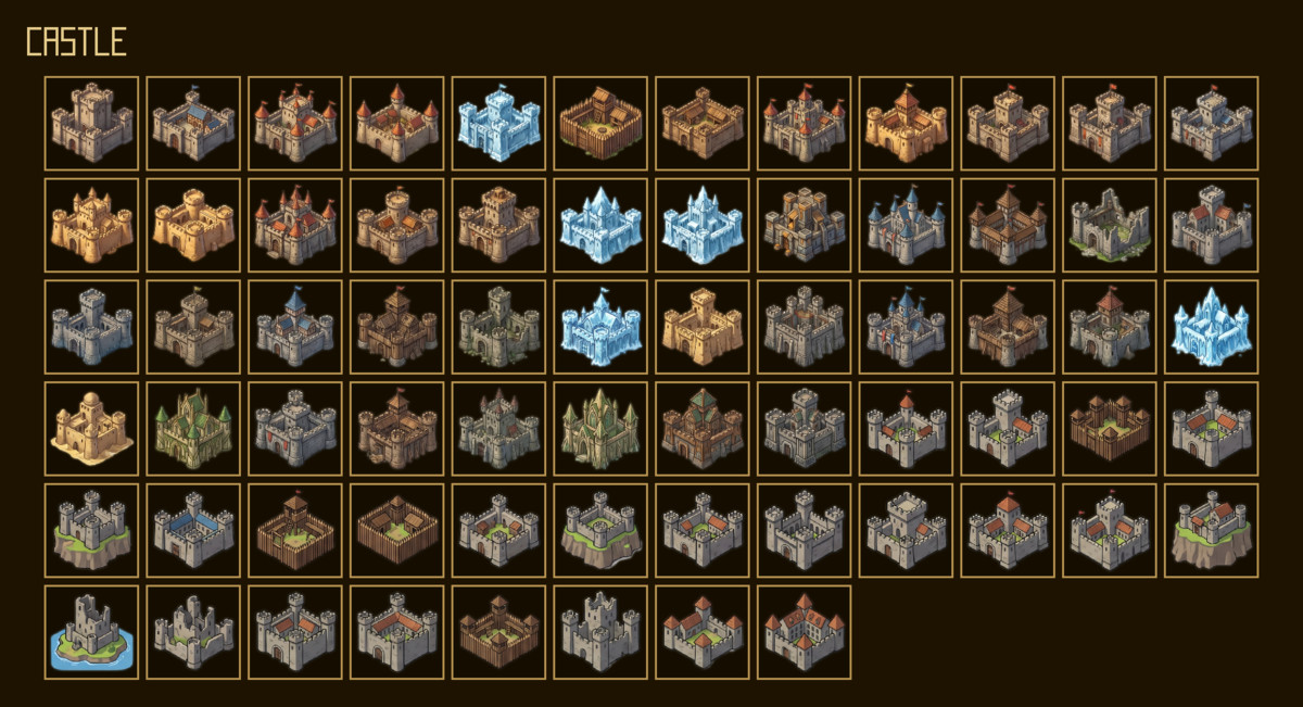 1230 Building Icons – Mega RPG Building Pack