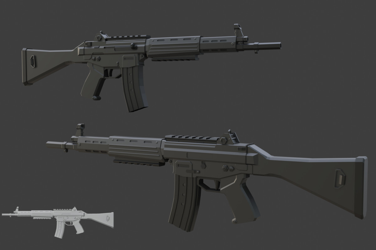 Low Poly Weapon Bundle Pack 3