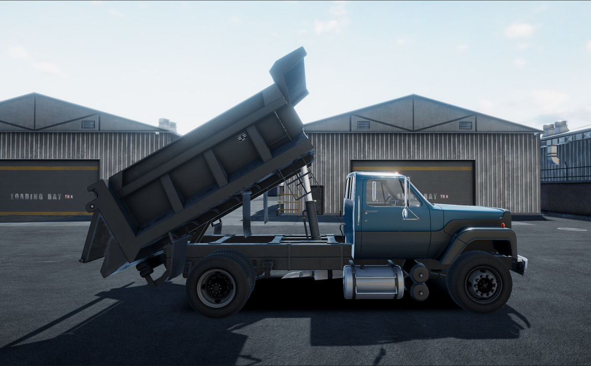 80s generic dump truck