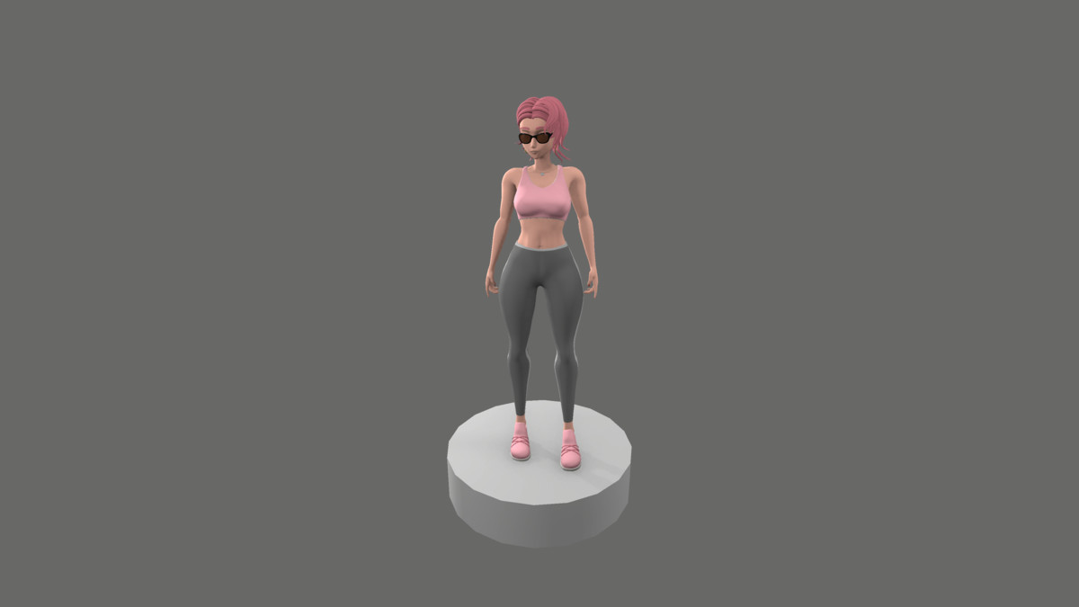 Jade Stylized Modular Female Character Creator