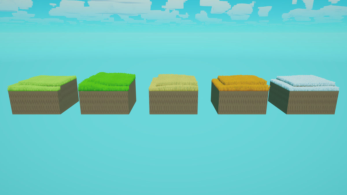 Cozy Stylized Voxel Grass – Full 3D Grass System for URP