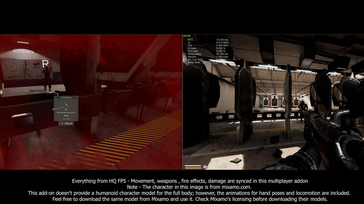 HQ FPS Weapons 2.0 Multiplayer Netick