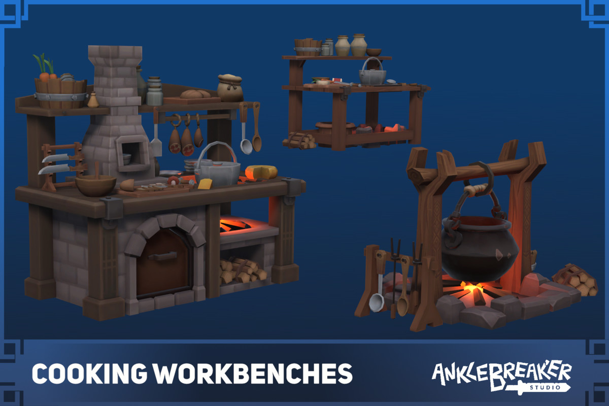 Stylized Workbenches | MEGAPACK#2