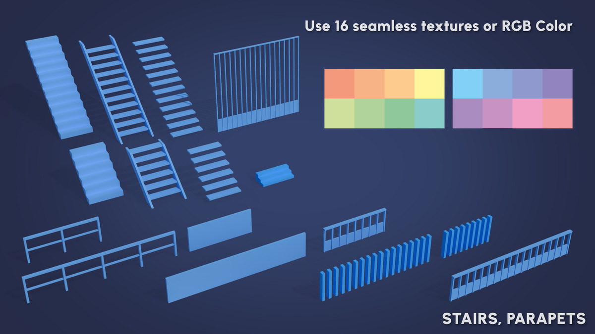 Interior 7 - Low Poly 3D Models Pack