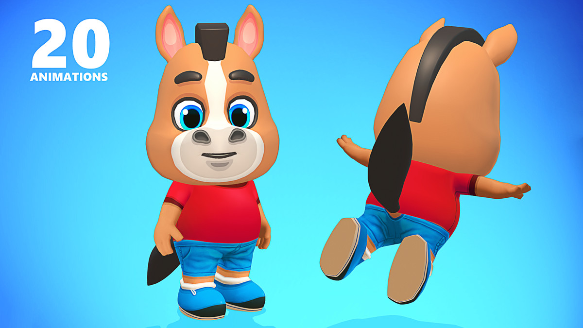 Horse Pony Mule Animated
