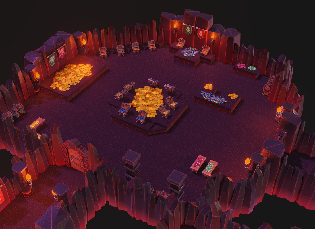 Complete Fantasy Dungeon Creator – Modular 3D Assets + Props + Ambience + SFX