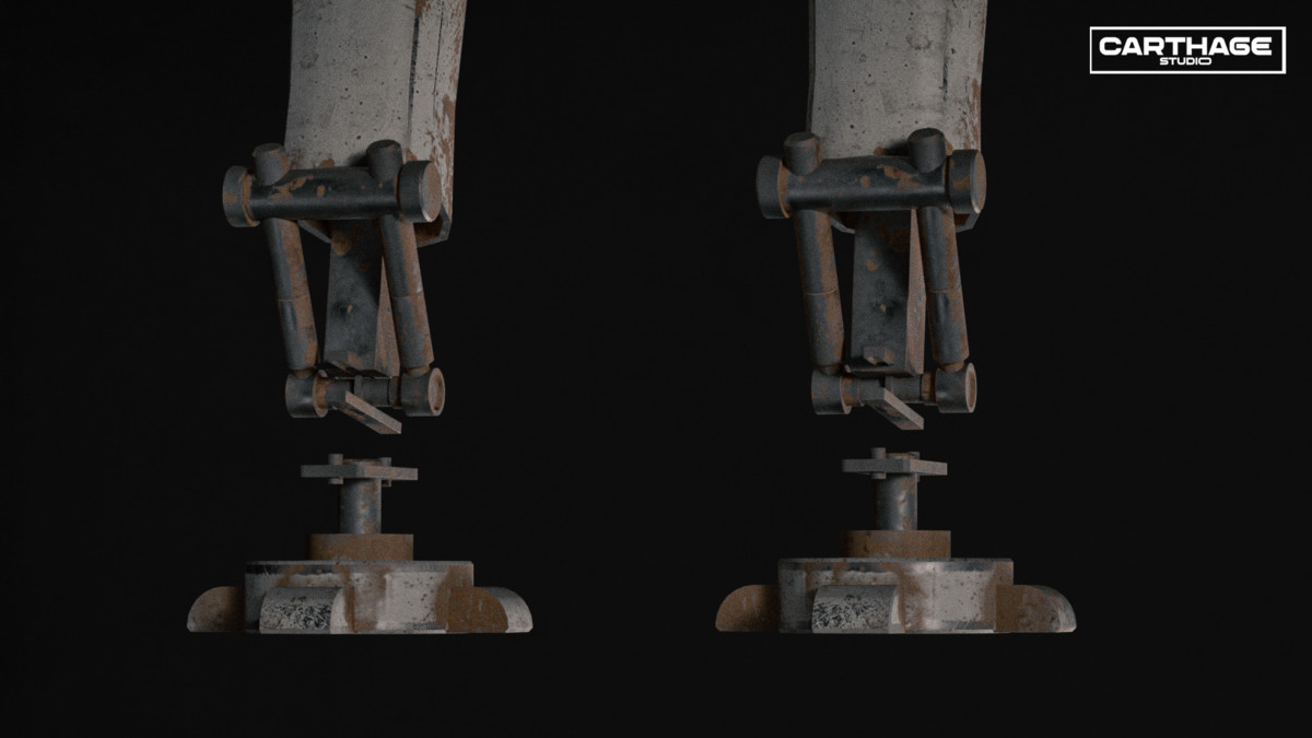 Dome‑Head Security Robot NPC