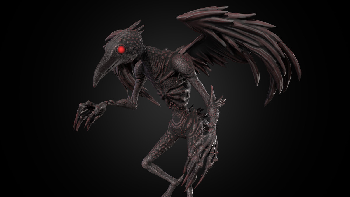 Creepy Crow Monster