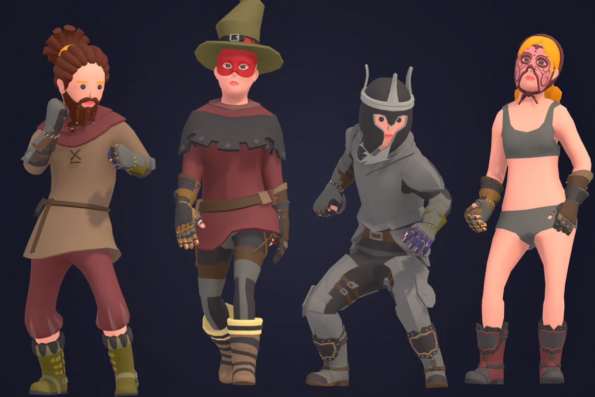 Customizable 3D Fantasy Characters Vol 4