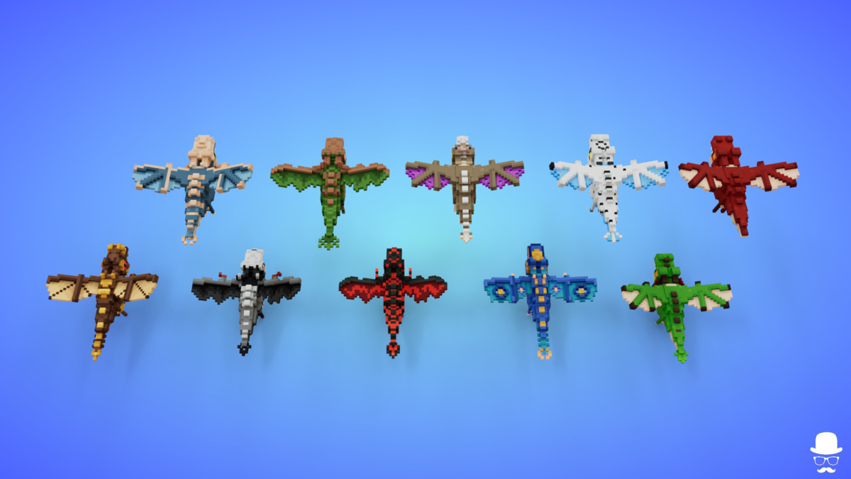 Voxel Baby Dragons Pack