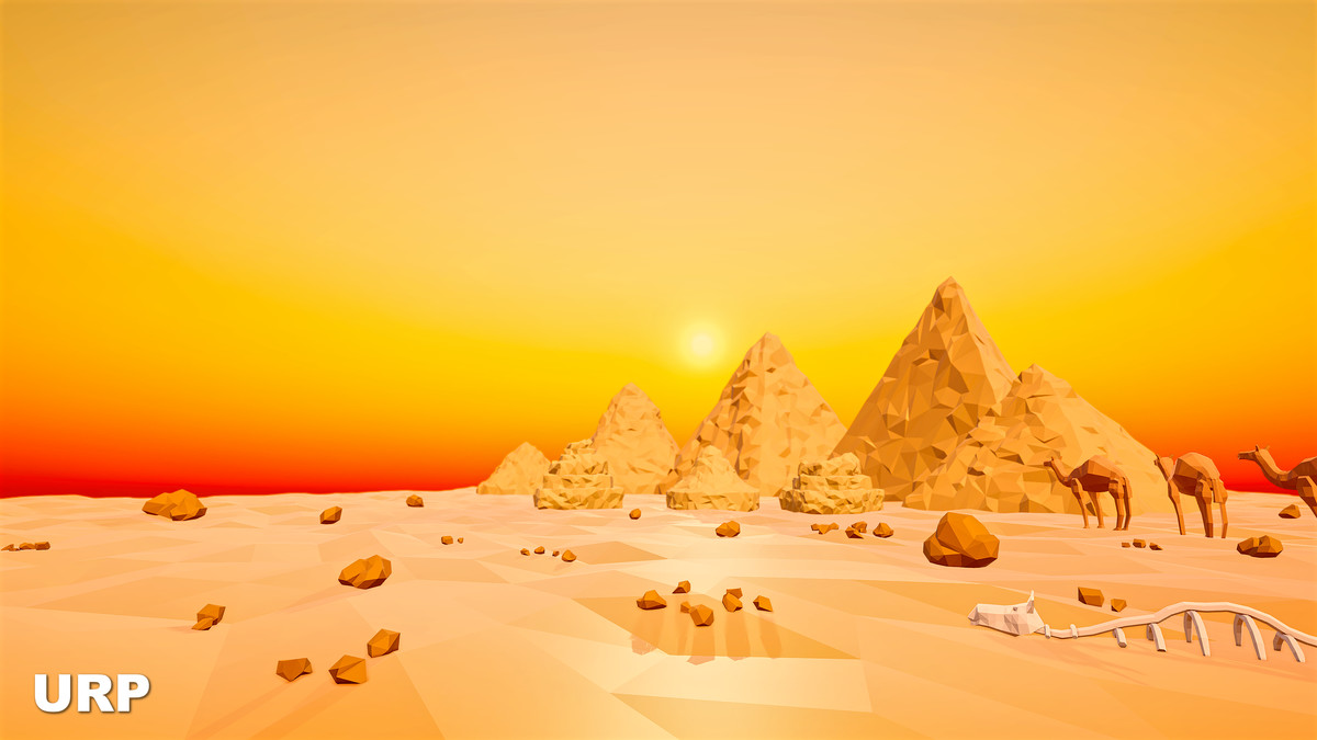 Low Poly Desert Egypts