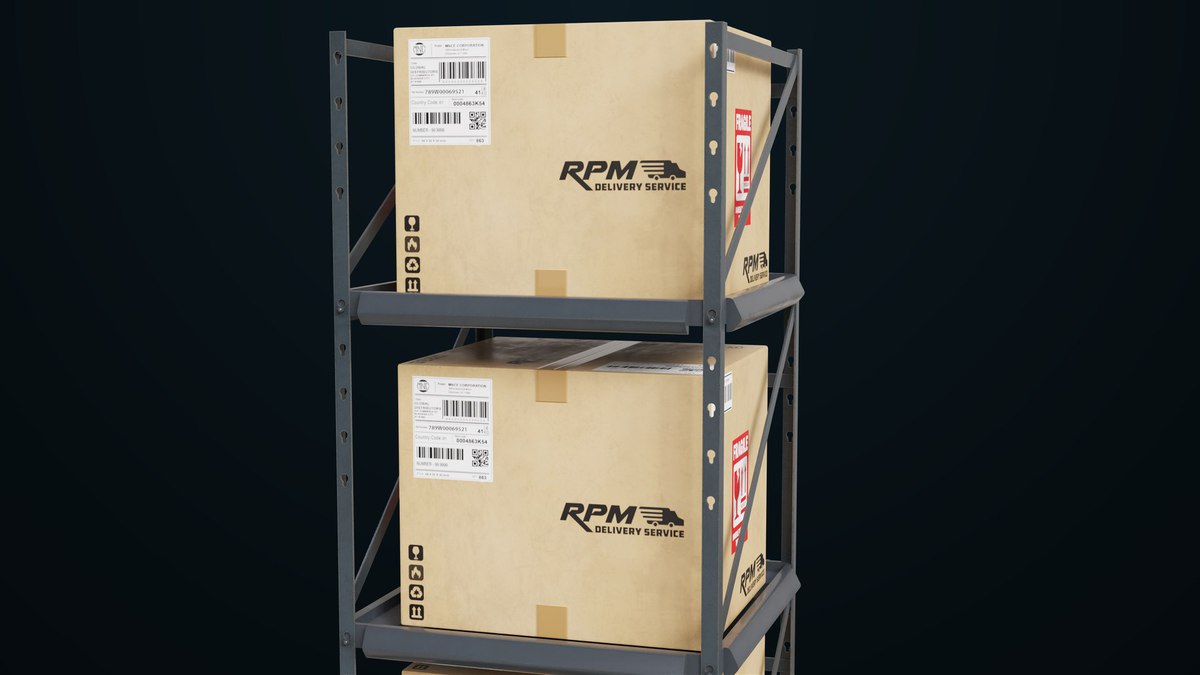 Warehouse Robot Generic Bule URP HDRP Textures