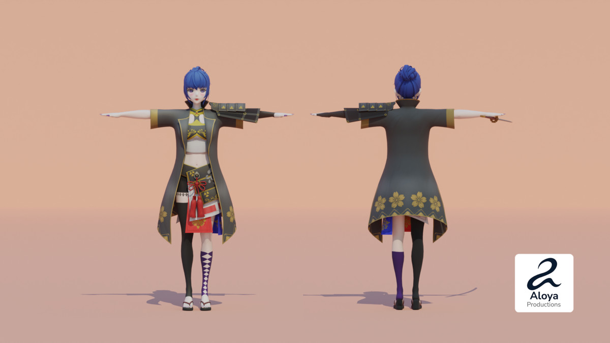 Female Samurai Character | Anime character