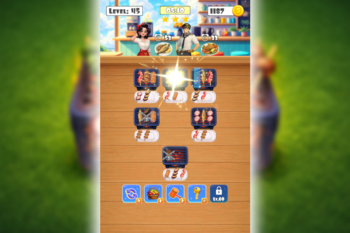 Perfect Skewer Puzzle - Complete Mobile Game Template