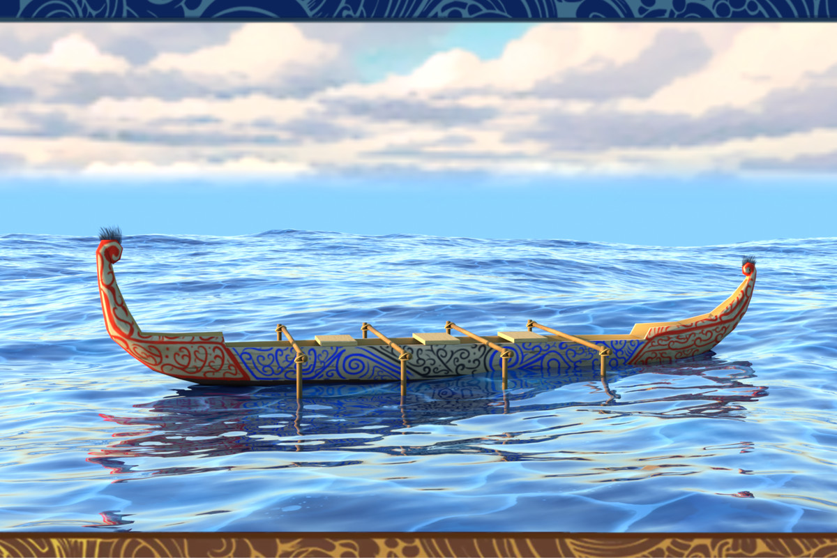 Papua Traditional Canoe