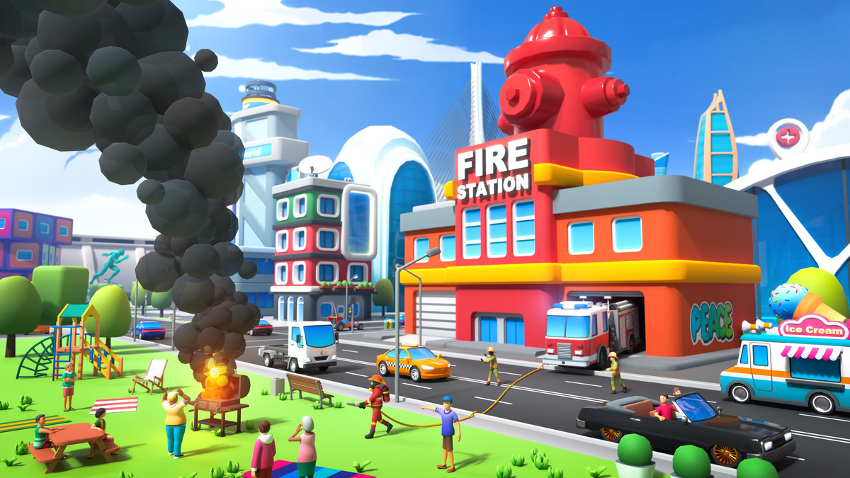 Cartoon City - Low Poly City 3D Models Pack