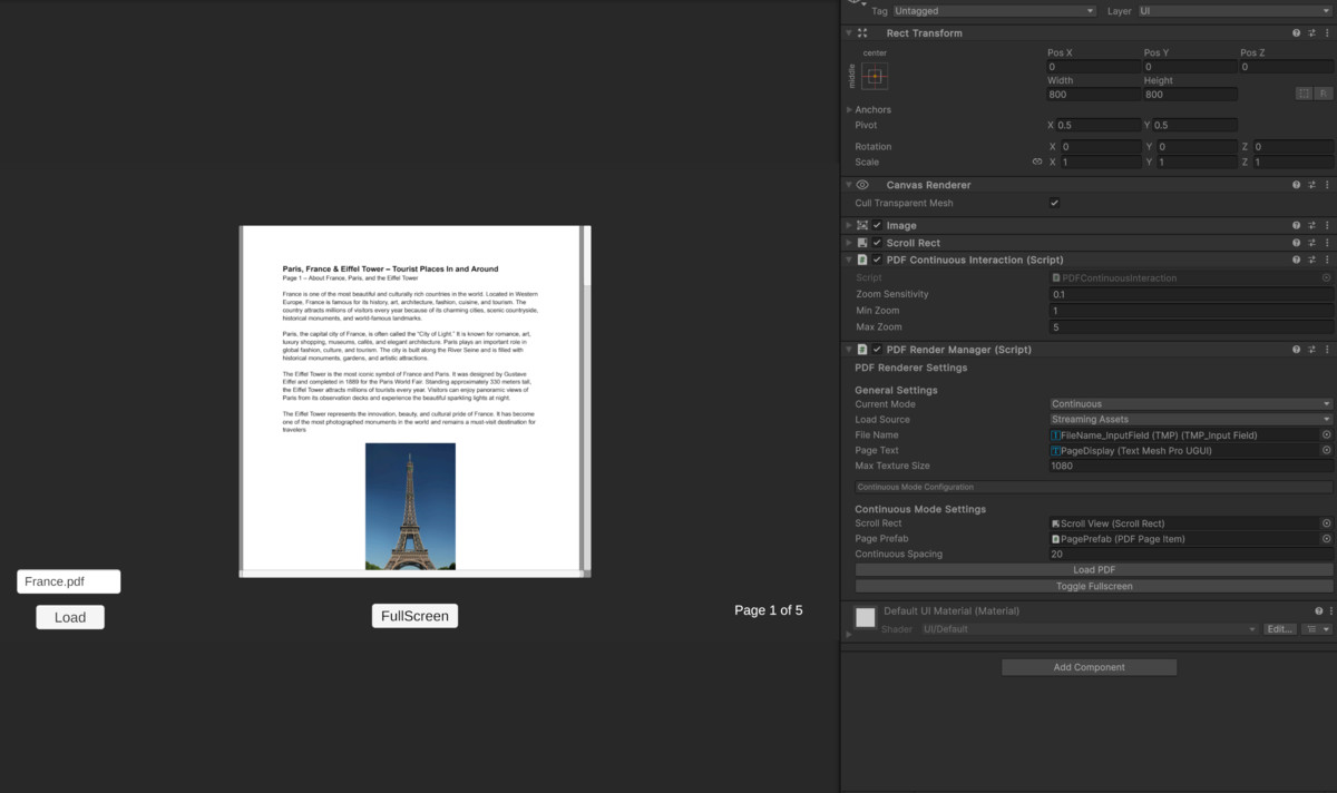 Advanced Runtime PDF Render Plugin - Windows/MacOS