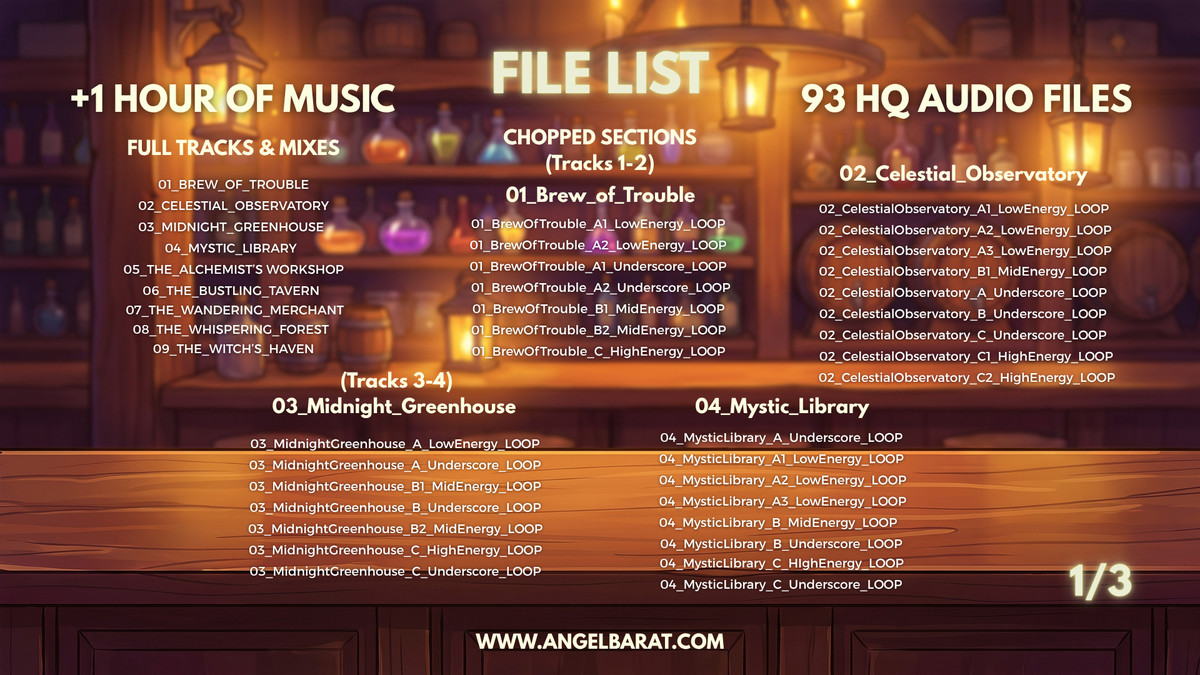 Cozy Witchcraft & Magic Tavern - Music & Adaptive Loops Pack