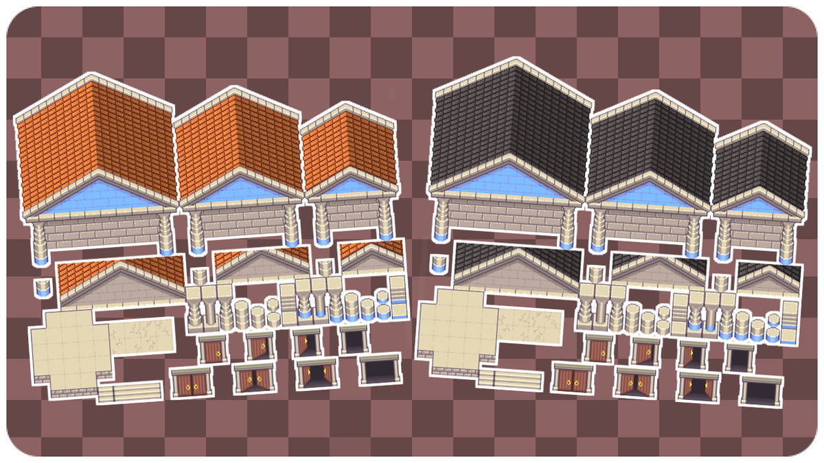 2D 16x16 Tilesets Collection Pack