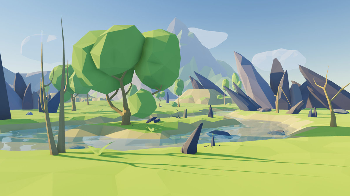 Low Poly Nature Bundle