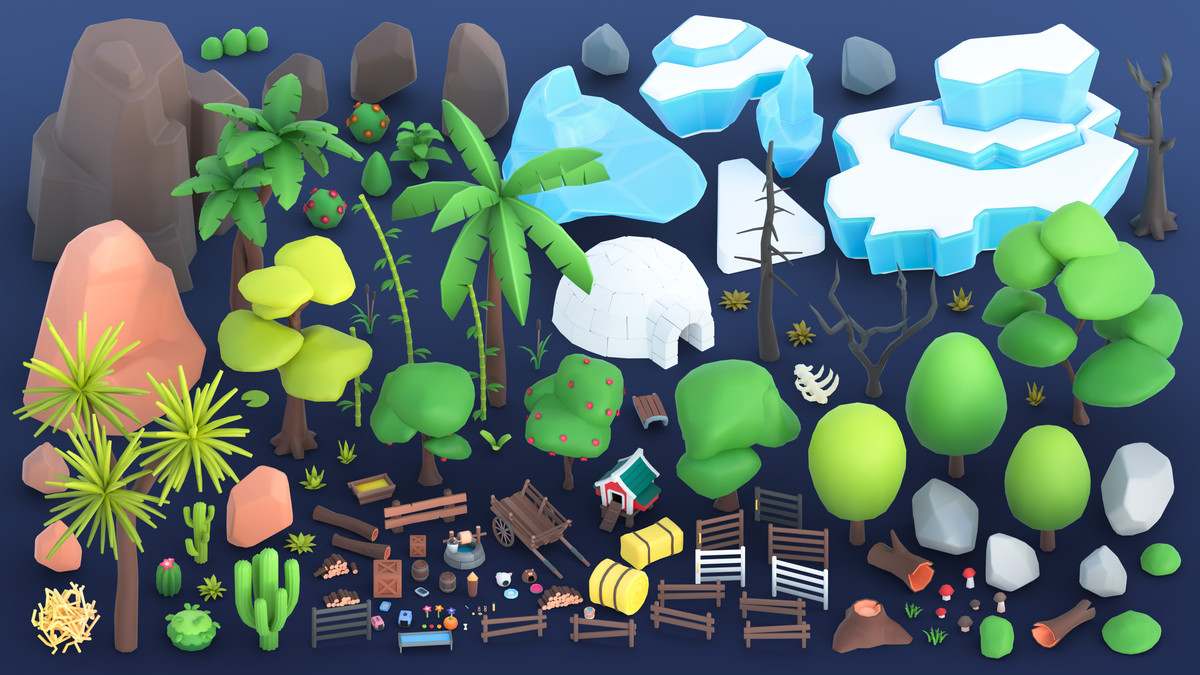 Animals - Low Poly 3D Models Pack