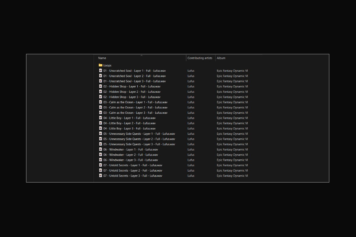 Epic Fantasy Dynamic VI - Game Music Pack - Orchestral, RPG, Emotional BGM