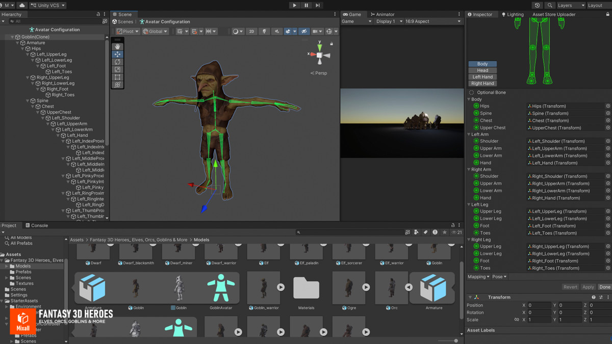 Fantasy 3D Heroes: Elves, Orcs, Goblins & More