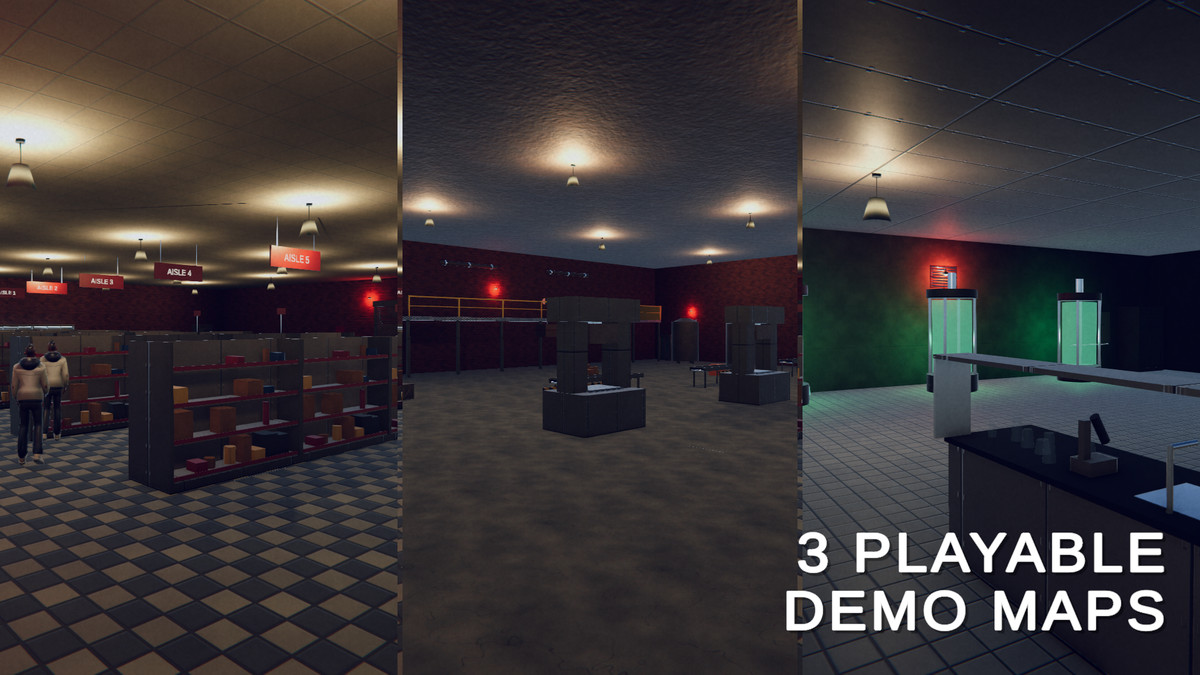 Co-op Horror Survival System – Easy Multiplayer Template
