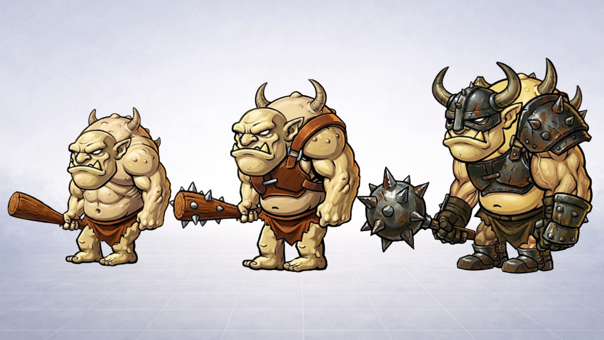 30 Stylized 2D Fantasy Monsters – Animated Characters Pack