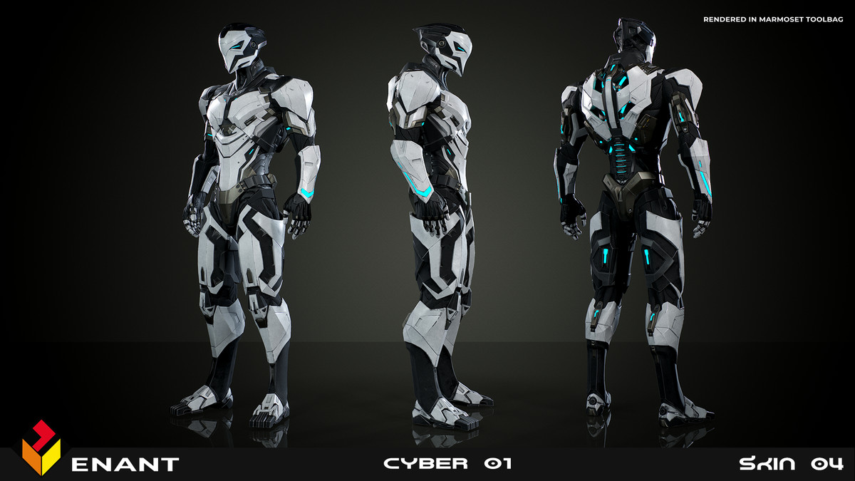 Sci-FI Cyber Robot 01