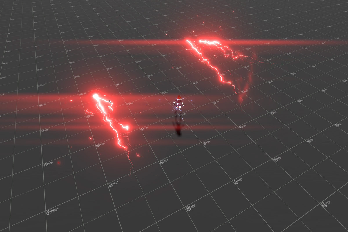 Realistic Lightning VFX - AoE, projectiles, strikes and more