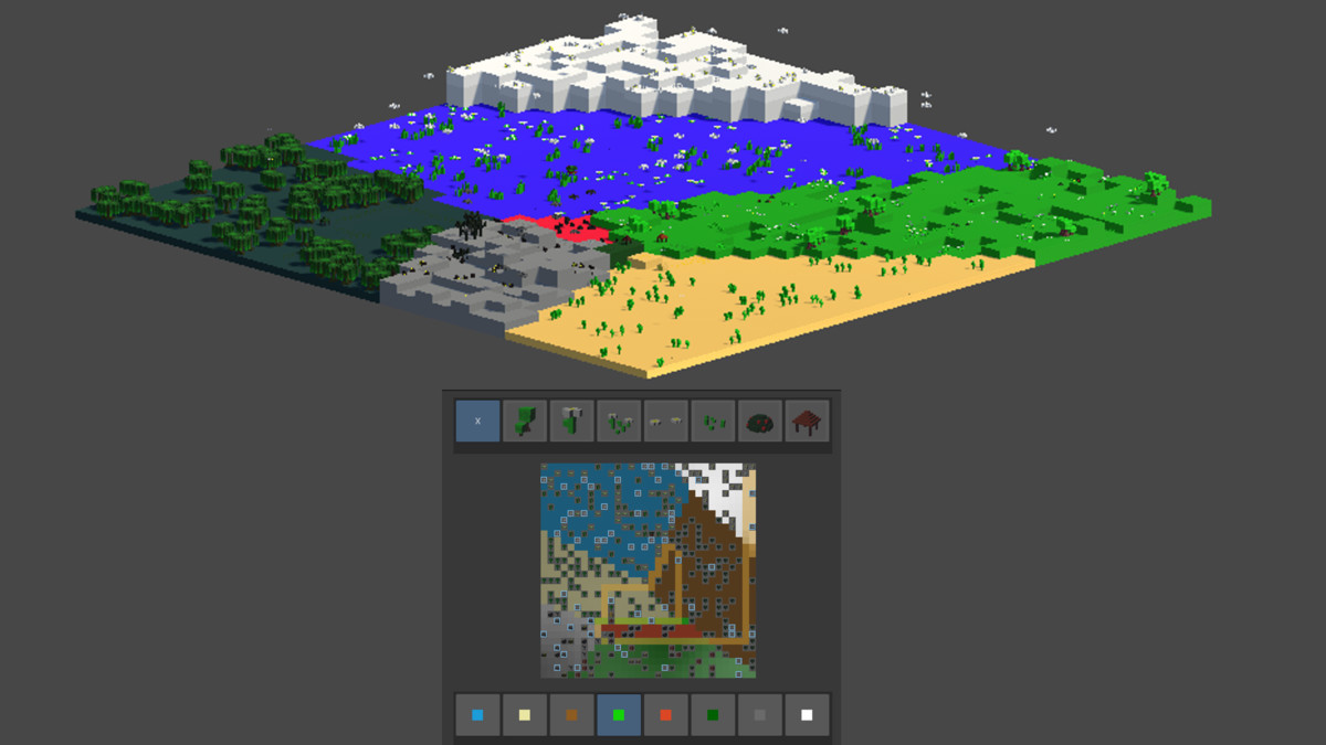 PictaVoxel: Fast Voxel World Prototyper