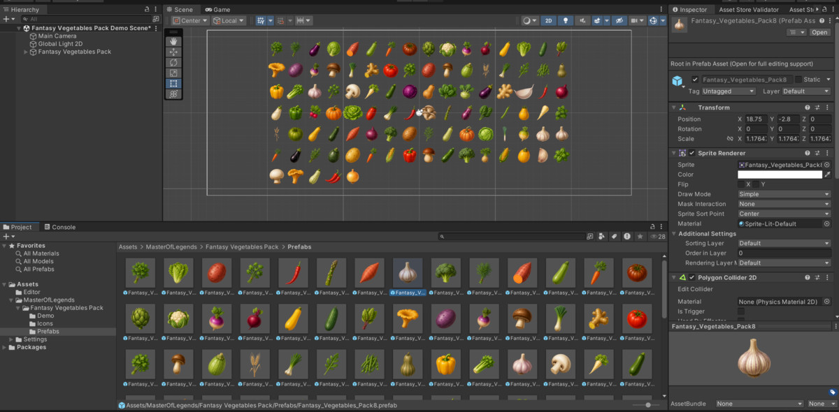 Fantasy Vegetables Pack