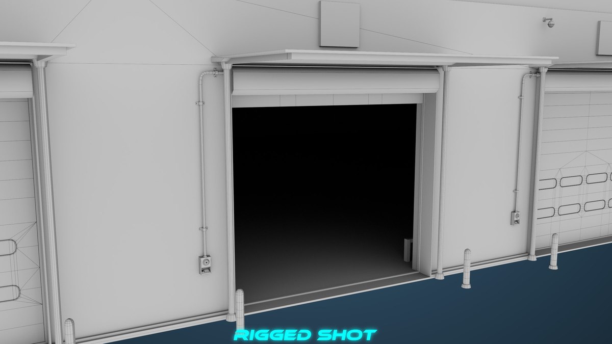 Logistic Cargo Warehouse Interior and Exterior URP HDRP Textures