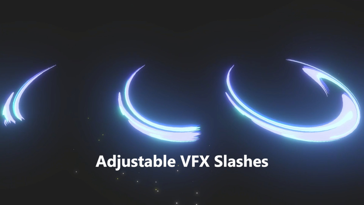 Adjustable Slash VFX Pack