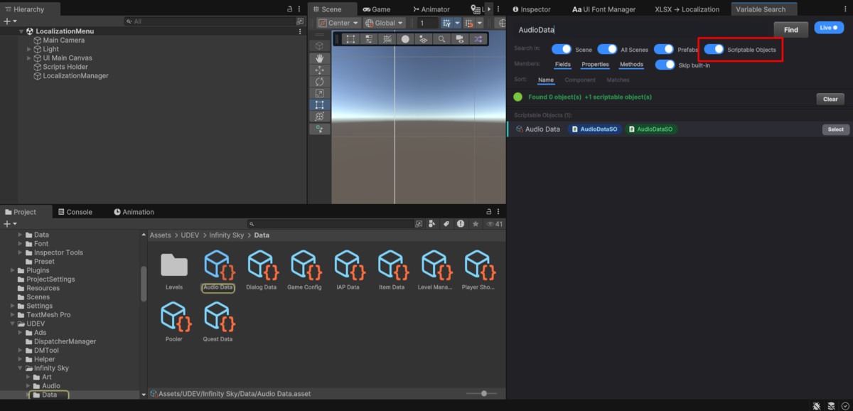 Variable Scout - Hierarchy Search & Inspector Tool