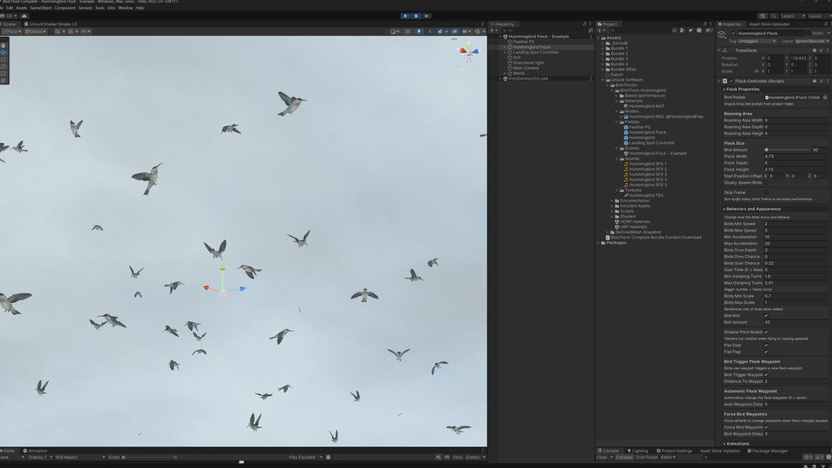 Bird Flock Hummingbird 2026