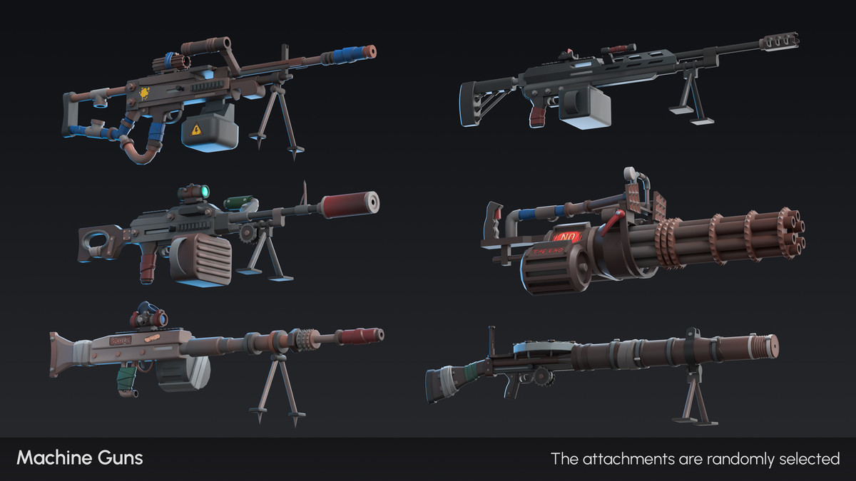 Apocalypse Weapons - Low Poly 3D Models Pack