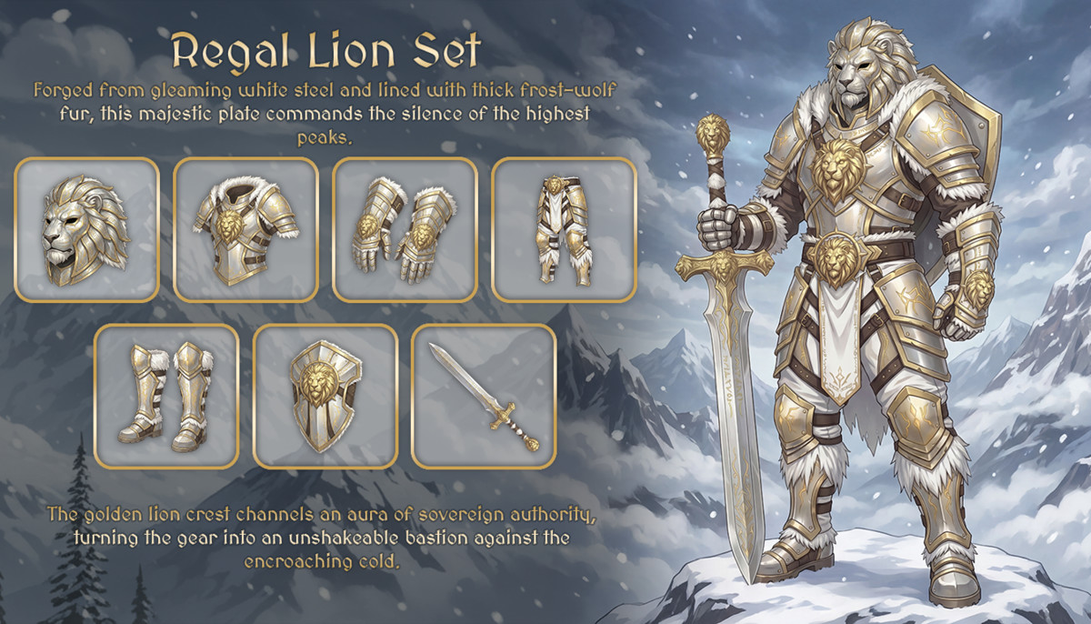 30 Legendary Armor Sets - 200 Fantasy Icons [512x512 HD]