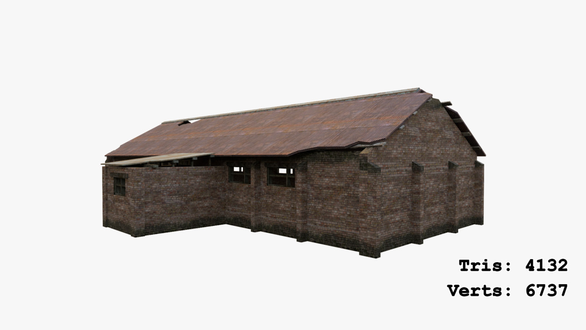 Abandoned Apocalyptic Buildings Mega Pack