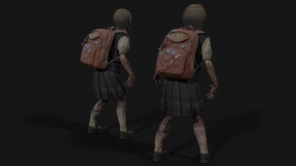 Gradeschooler Girl — American School Zombie Collection
