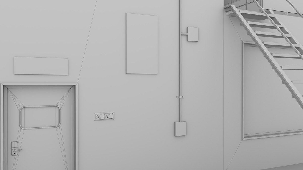 Logistic Cargo Warehouse Interior and Exterior URP HDRP Textures