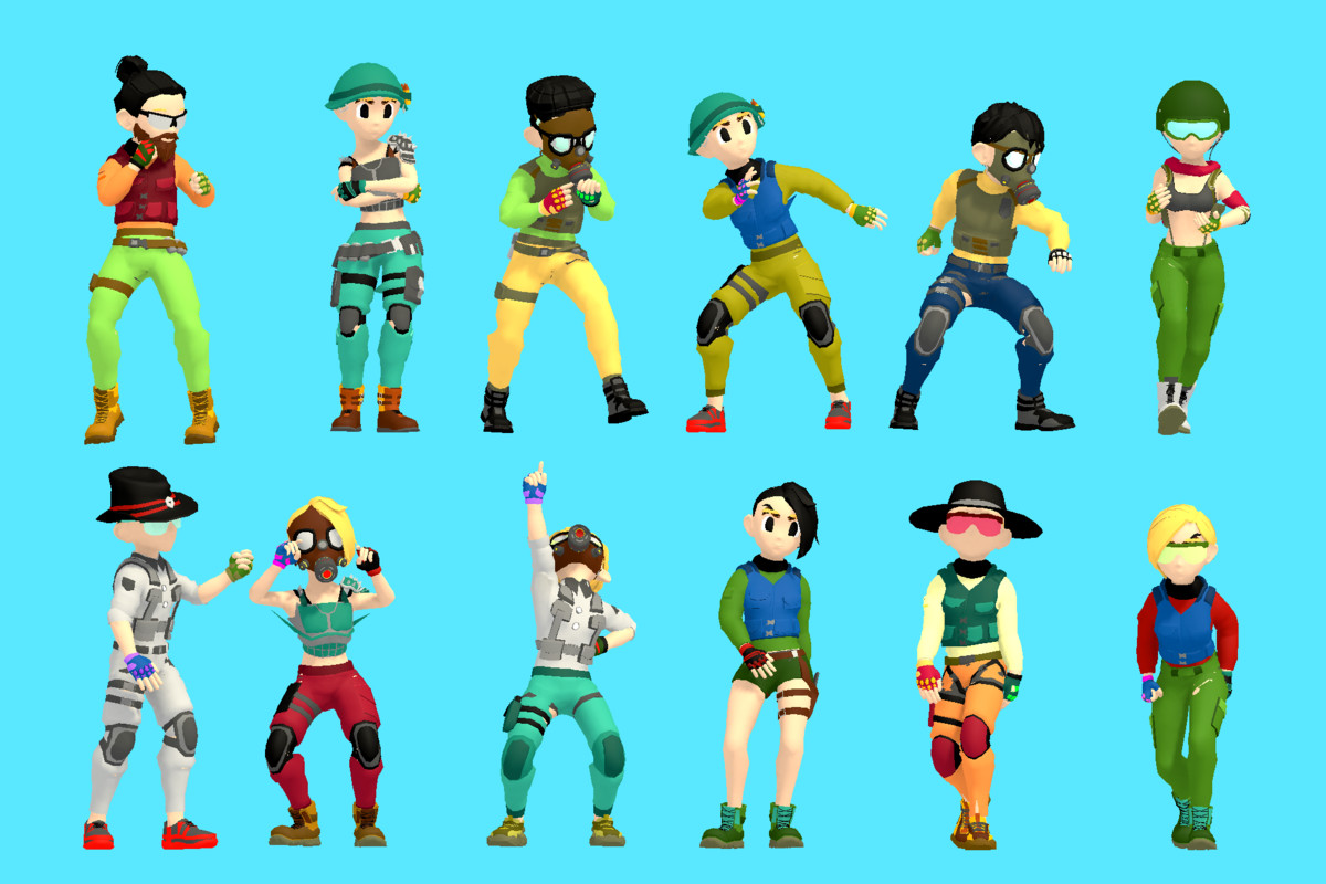 Stylized Military Characters