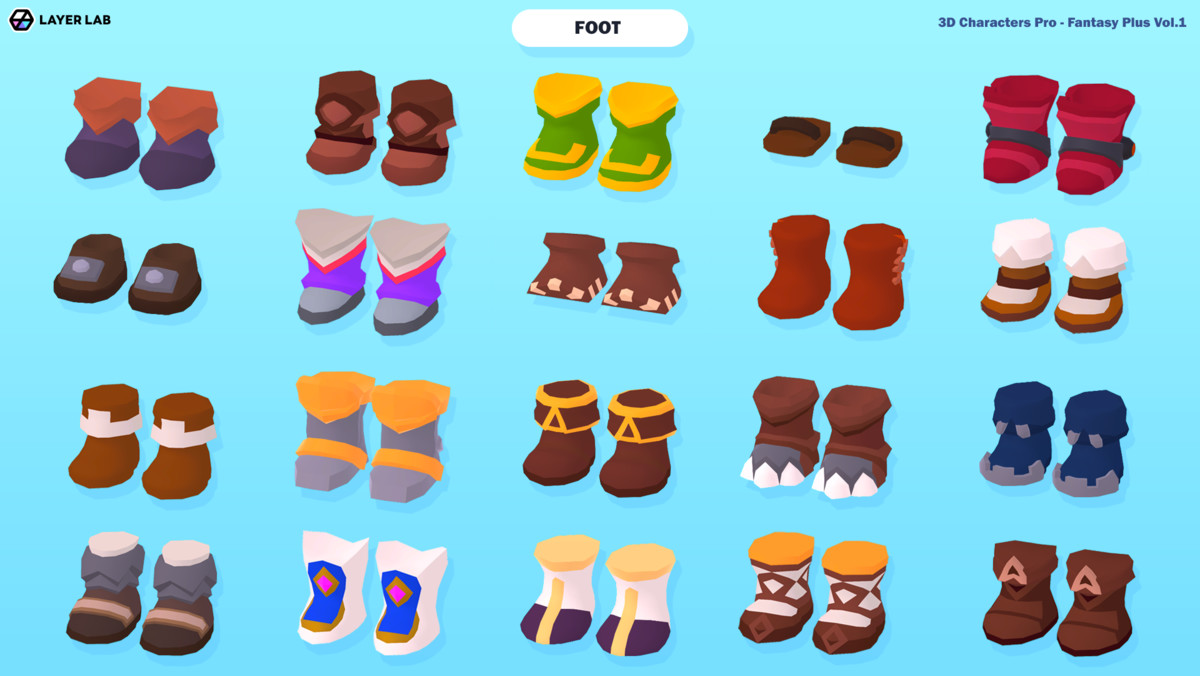 3D Characters Pro - Fantasy Plus Vol. 1