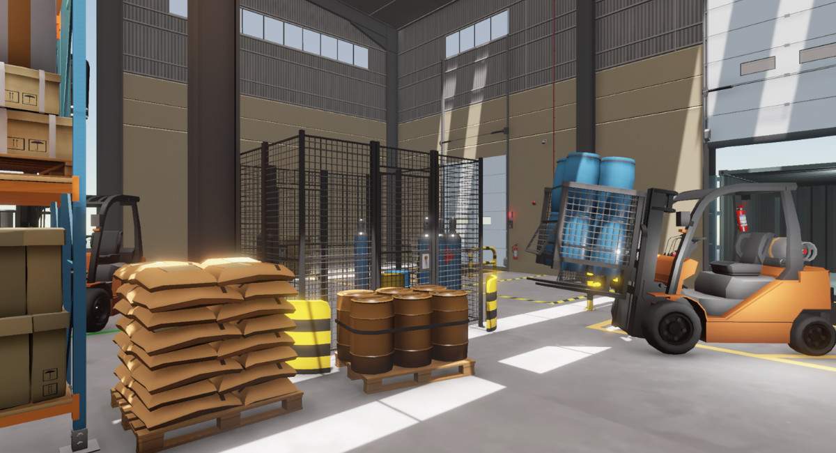 Warehouse Interior Low Poly Asset Pack